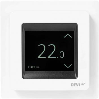 DEVIreg Touch polarweiß 140F1071 UP Uhren-Thermostat 16A