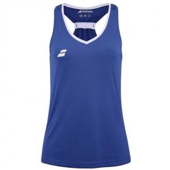 Size 128 Babolat Play Blue Tank for Girls