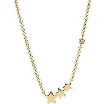 Bijou féminin « Comète » – Collier en acier inoxydable doré