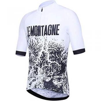 White 2019 Santini Alpi Cycling Jersey – Short Sleeves