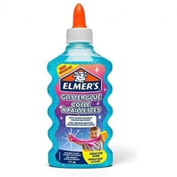 Elmer's Glitter Glue Stick, Blue, 177 mL