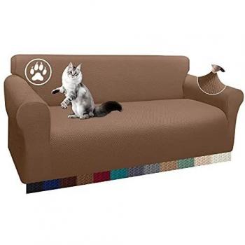 Luxurlife Jacquard Sofa Slipcover 3 Seater Non-Slip Elastic Bottom