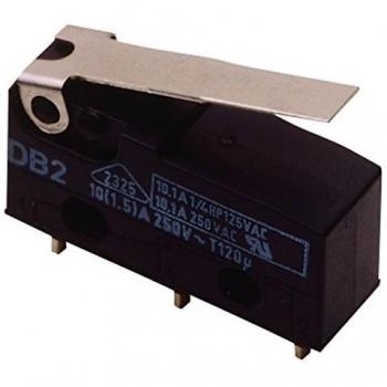 Microinterruttore DC2C-A1LB 250 V/AC 10 A IP67 Momentaneo 1 pz