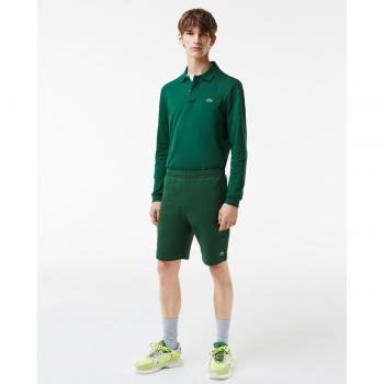 Pantaloni estivi Lacoste Logo verde