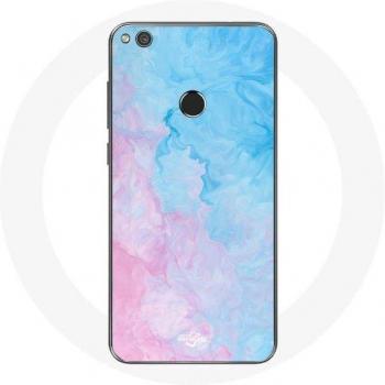Huawei P8 Lite 2017 Case with Pink Blue Background