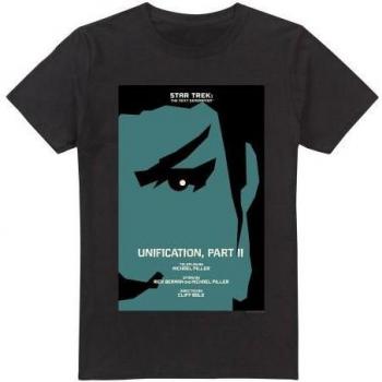 T-shirt Noir Star Trek La Nouvelle Génération Épisode 8 Saison 5 XXL