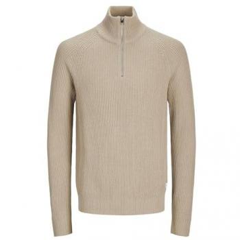 Jack & Jones Pullover Pannel 12258473 Beige Regular Fit M Herren