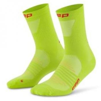 ProRun UltraLight MidCut Herren Socken – Gelb (39–42)