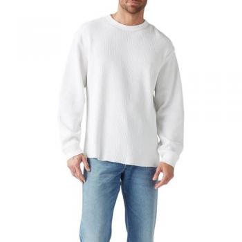 Levi’s Thermo‑T-Shirt Männer XL – weiß, langärmlig, entspannter Schnitt, Baumwolle