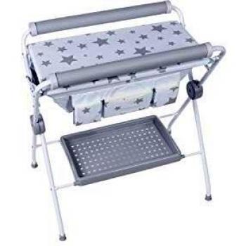 Bagnetto Fasciatoio Pieghevole Plastimyr Nubes Rosa