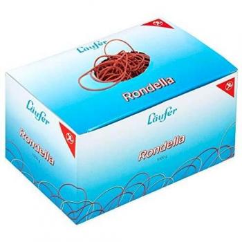 Bracelet Caoutchouc Rondella 50 mm – 1 kg, rouge durable