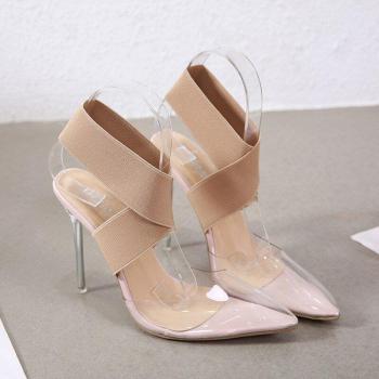 MHYONS Women’s Transparent Dress Sandals