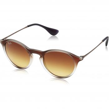 Ray-Ban 4243 Sunglasses, Brown Shot on Black, Size 49