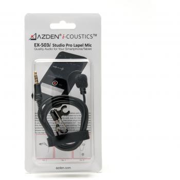 Azden Wired Mikrofon EX-503I für mobile Nutzung