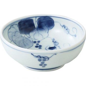 Hasami Grape Bowl (Heisei) – 13.5 cm, Ultra-Light