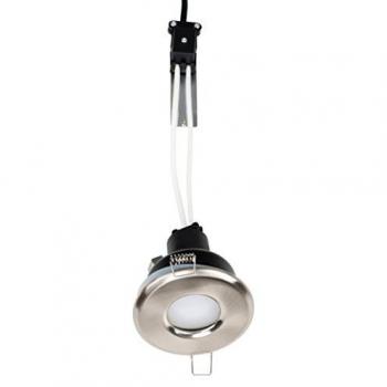 Single Pack IP65 Brushed Chrome Downlight for Bathrooms