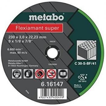 Meule de tronçonnage Flexiamant Super 230 x 3,0 x 22,23 pierre (25 pièces) Metabo