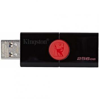 Kingston 256GB DT106 USB 3.0 Flash Drive – Black & Red