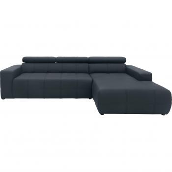 Brandon Ecksofa mit Kopfteilverstellung