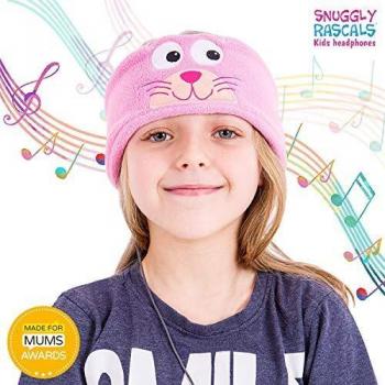Snuggly Rascals Kitten Headphones for Children with Comfortable Fleece Headband and Volume Limiter (v2)