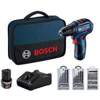 GSR 12V-30 Bohrschrauber mit 3 Zubehör-Sets