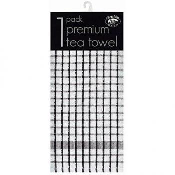 Globe Kitchen Cloth, Premium Quality, White, 36.2 x 15 x 1.4 cm