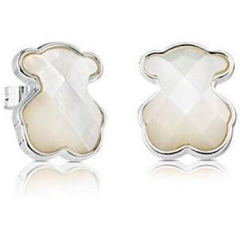 Pendientes TOUS de Nácar y Plata para Mujer, 1.5 cm