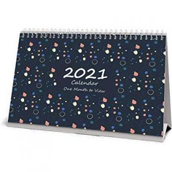 One Month to View UK Desk Calendar 2022 Edition