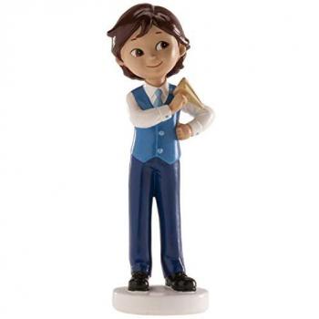 Papierflieger Junge Tortenfigur für Kommunion 13cm