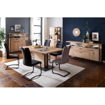 Woodford Highboard Sero Holzfarben – 140 × 136 × 3 cm