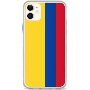 Cover telefono iPhone 11 Bandiera Colombia silicone sottile e leggero