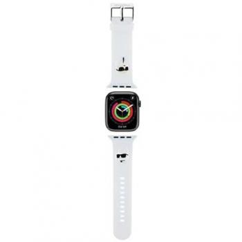KARL LAGERFELD Uhrenarmband für Apple Watch 42/44/45mm Karl and Choupette