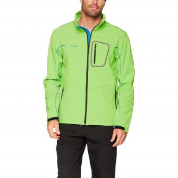 IZAS Mogen Softshelljacke 2XL hellgrün/blau