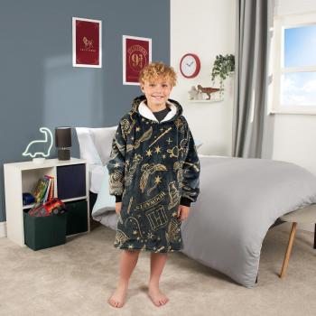 Harry Potter Hogwarts Kids Hoodie Blanket