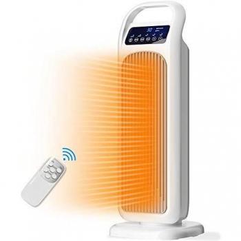 Ventilatore Ufficio/Casa 2000W con Timer 9H, Termostato Digitale e Pannello LED