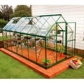Palram 6×14 Harmony Greenhouse – Silver (Clear Glazing)