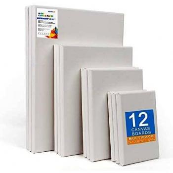 12 Pack Canvases for Oil Painting