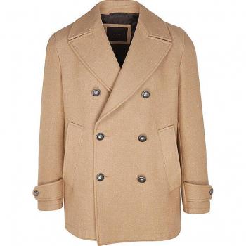 Windsor Wollmantel Herren Beige Größe 56