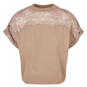 Urban Classics Ladies Short Lace Tee