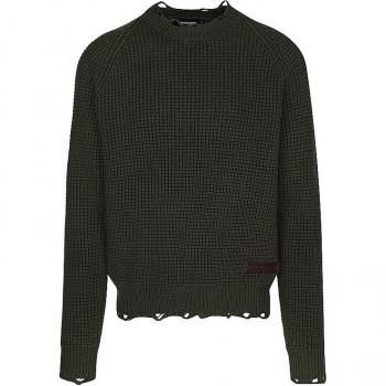 Pull DSQUARED2 Homme taille L couleur vert militaire