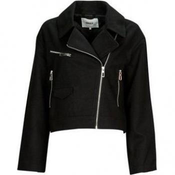 Veste Only ONLNANCY BIKER CUIR NOIR