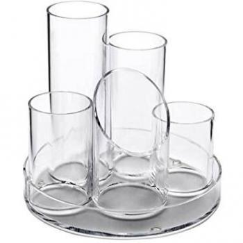 Osco 5-Tube Clear Acrylic Pen Stand