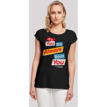 Premium F4NT4STIC T-Shirt „Sex Education – It Always Been You“ Damen, XXL, schwarzer Rundhals ohne Bündchen