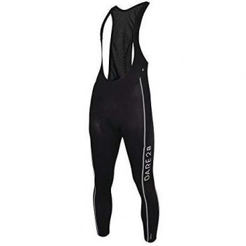 Dare 2B Männer AEP Lightweight Rapid-Dry Reflektor-Bib-Hose für Radfahren, Schwarz, XXXL