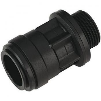 SEALEY CAS22SA | Straight Adaptor 22mm 3/4BSP Pack of 2 (PM012216E)