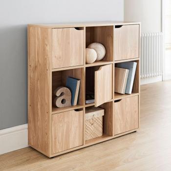 OakStorage Elite 9‑Cube 5‑Door Unit