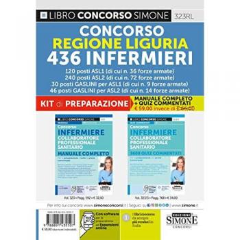 Concorso Regione Liguria. 436 infermieri. Kit di preparazione