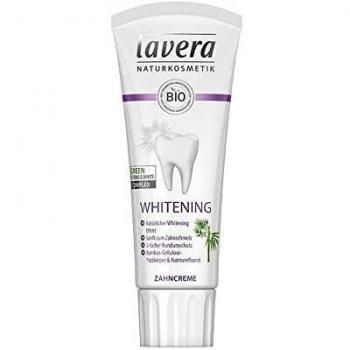 Lavera Whitening Toothpaste with Bamboo Cellulose Cleaning Particles and Sodium Fluoride 75ml/2.5oz