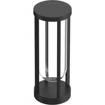 FLOS 2700K In Vitro Bollard – 40 cm, Black Finish