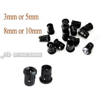 50pcs LED Cap Holder for 3MM, 5MM, 8MM, 10MM Lamps
